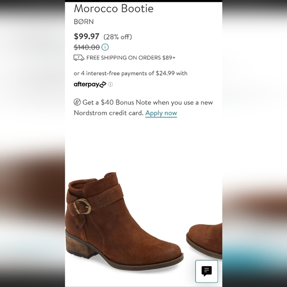 Morocco Bootie Born size 7 NEW - Picture 6 of 7